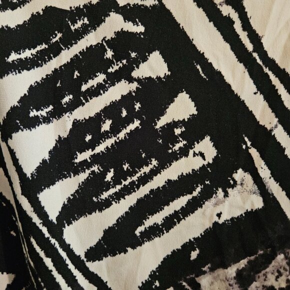 Morgan Mcfeeters Vintage Snakeskin Midi black Fall Aysymetric Slimming dress  14 - Picture 9 of 10